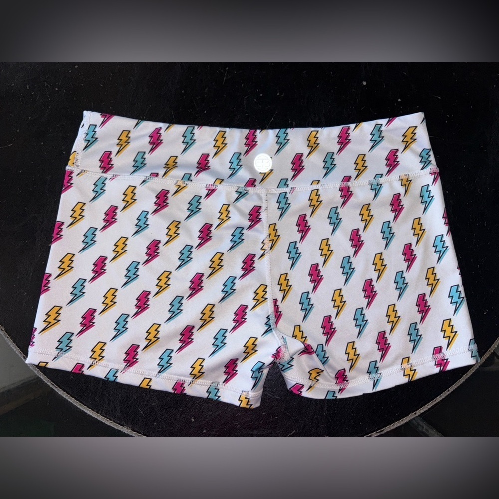 NWOT IAB BOOTY WHITE LIGHTENING SHORT SHORTS SIZE: XL